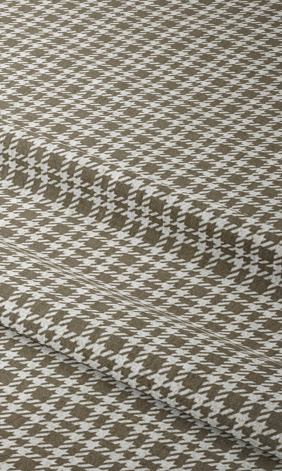 Checkered Blinds (Cedar Brown/ White) for Living, Bedroom, Kitchen, Bathroom