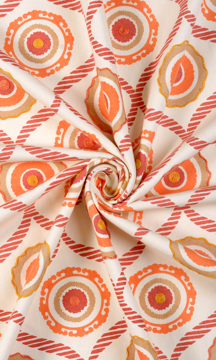 Patterned / Printed / Geometric / Polka Dots / Circles Window Treatments Fabric By the Metre