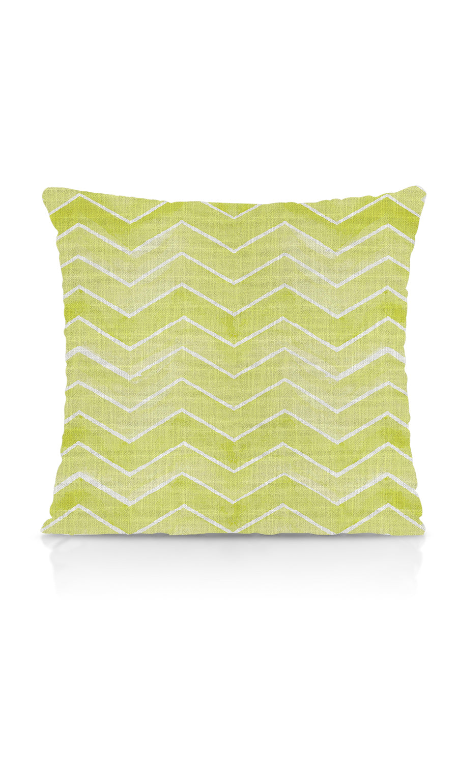 Chevron Print Flat, Plain, Fake, Faux, European Relaxed Roman Blinds (Eggshell White/ Pear Green)