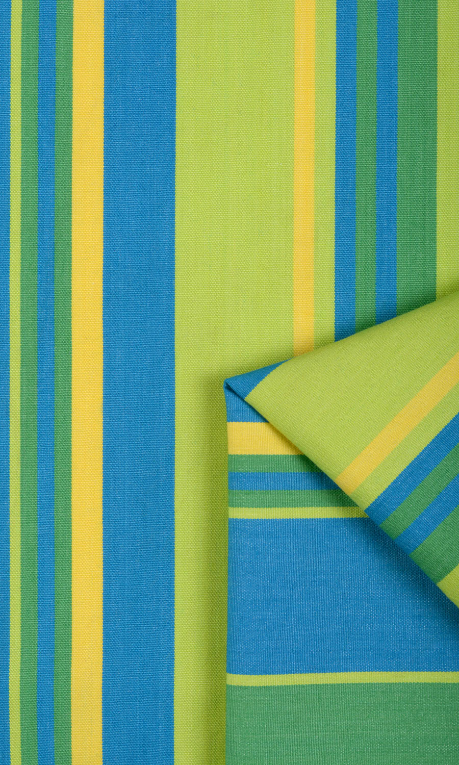 Cotton Window Treatments Fabric By the Metre (Blue/ Green)