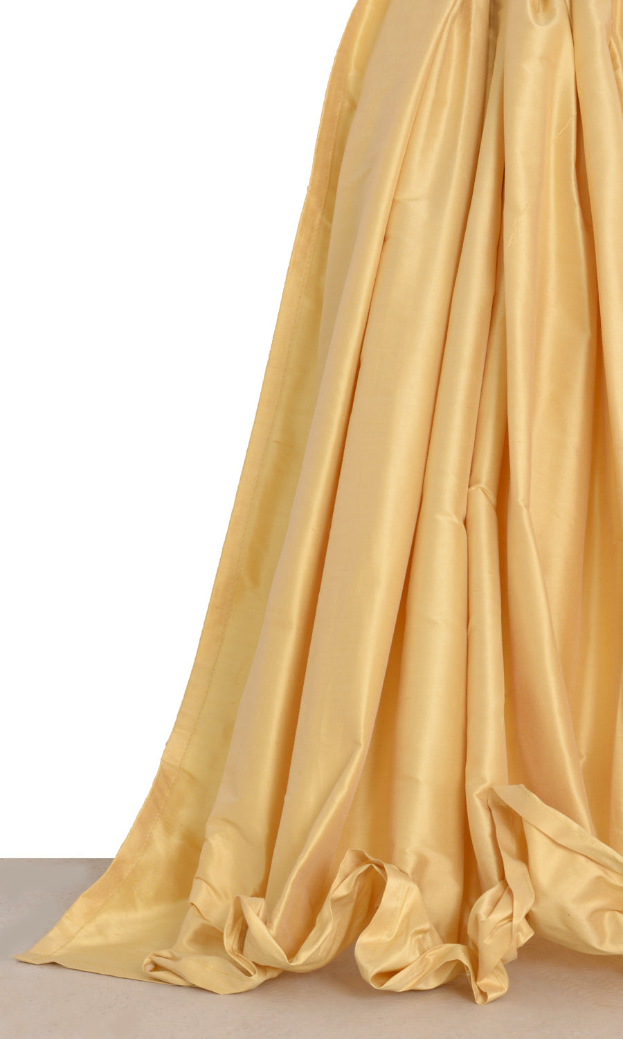 Shantung Silk Shades (Wheat Beige) for Living, Bedroom, Kitchen, Bathroom