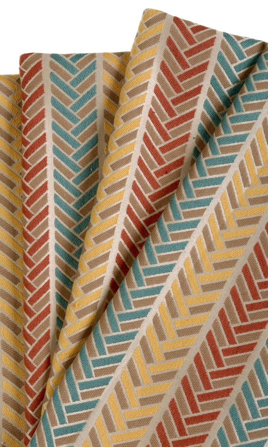 Herringbone Shades (Red/ Blue/ Yellow)