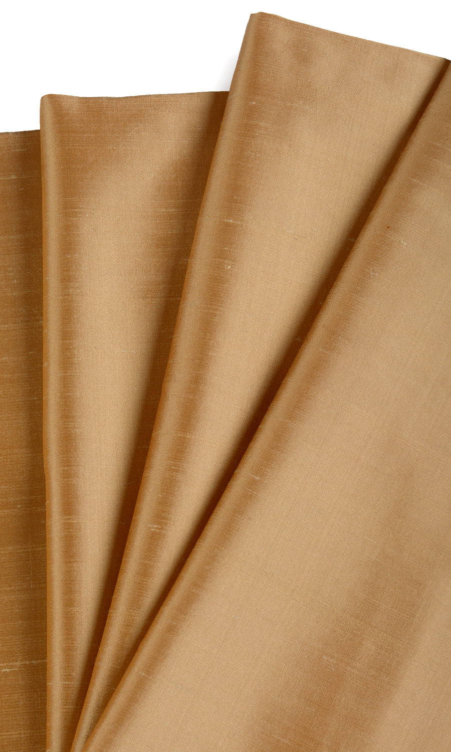 Shantung Silk Home Textile Fabric Material By the Metre (Mustard Gold)