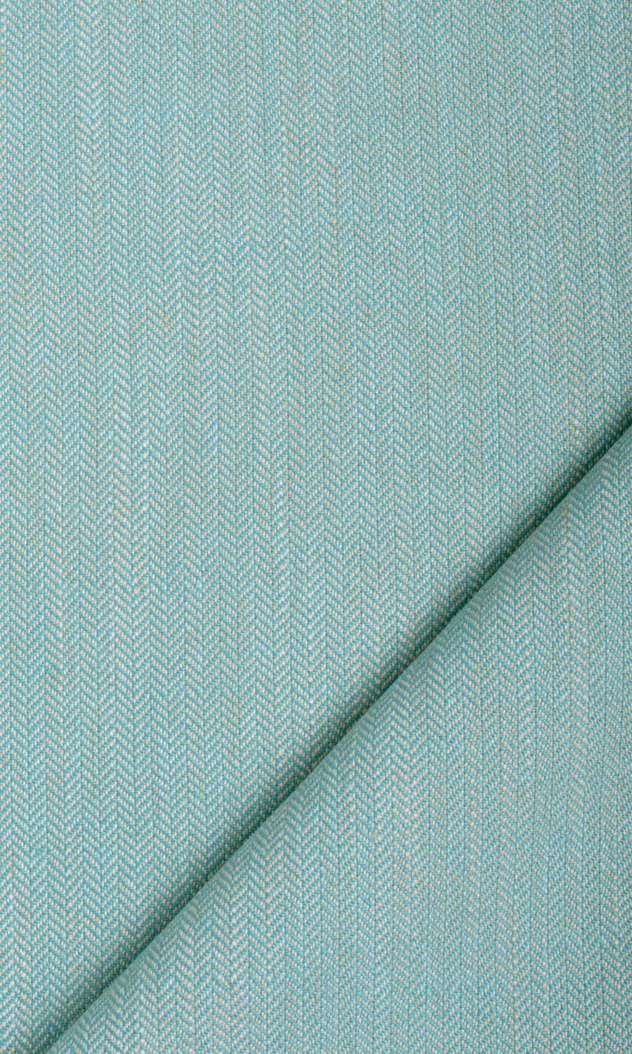 Herringbone Textured Blinds (Turquoise Blue) Extra Long Short Wide