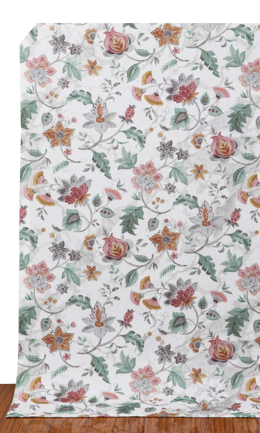 Floral Cotton Home Décor Fabric By the Metre (Red/ Pink/ Green)