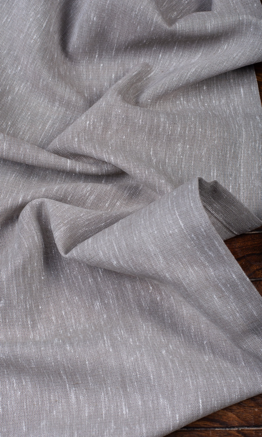 Plain Sheer Home Décor Fabric By the Metre (Warm Grey)