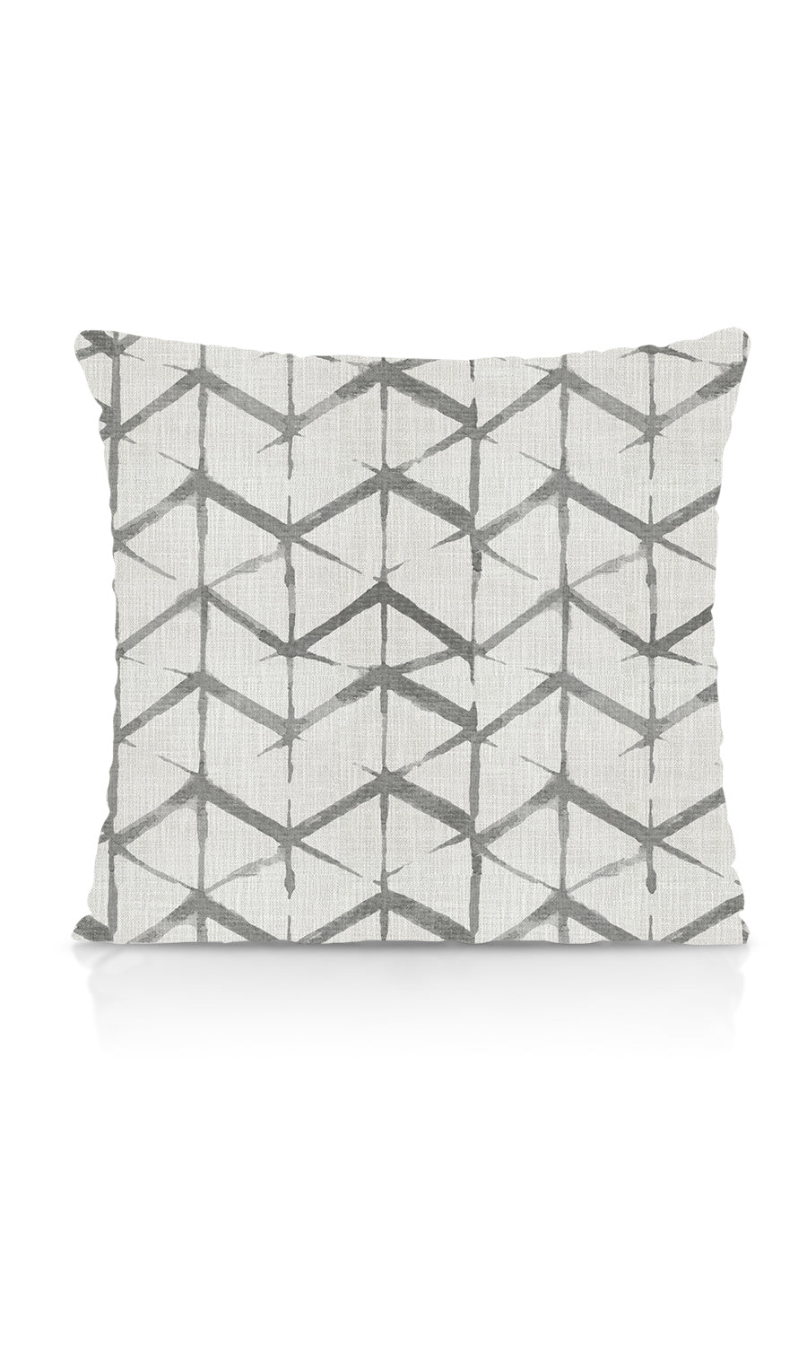 Bow-Arrow Patterned Flat, Plain, Fake, Faux, European Relaxed Roman Blinds (White/ Grey)