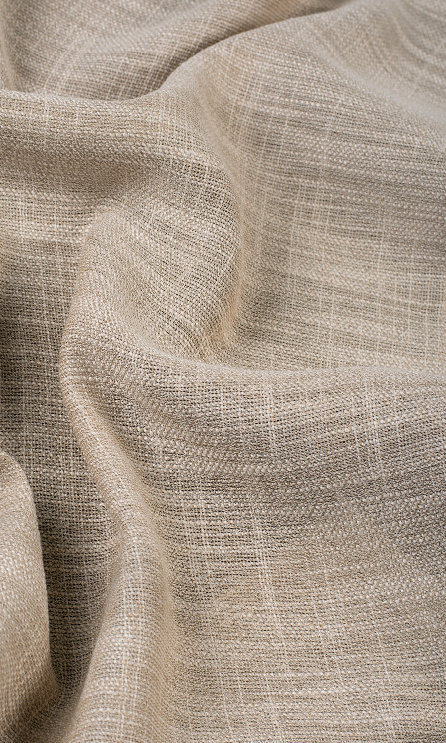 Textured Sheer Made-to-Measure Roman Blinds (Biscotti Beige)