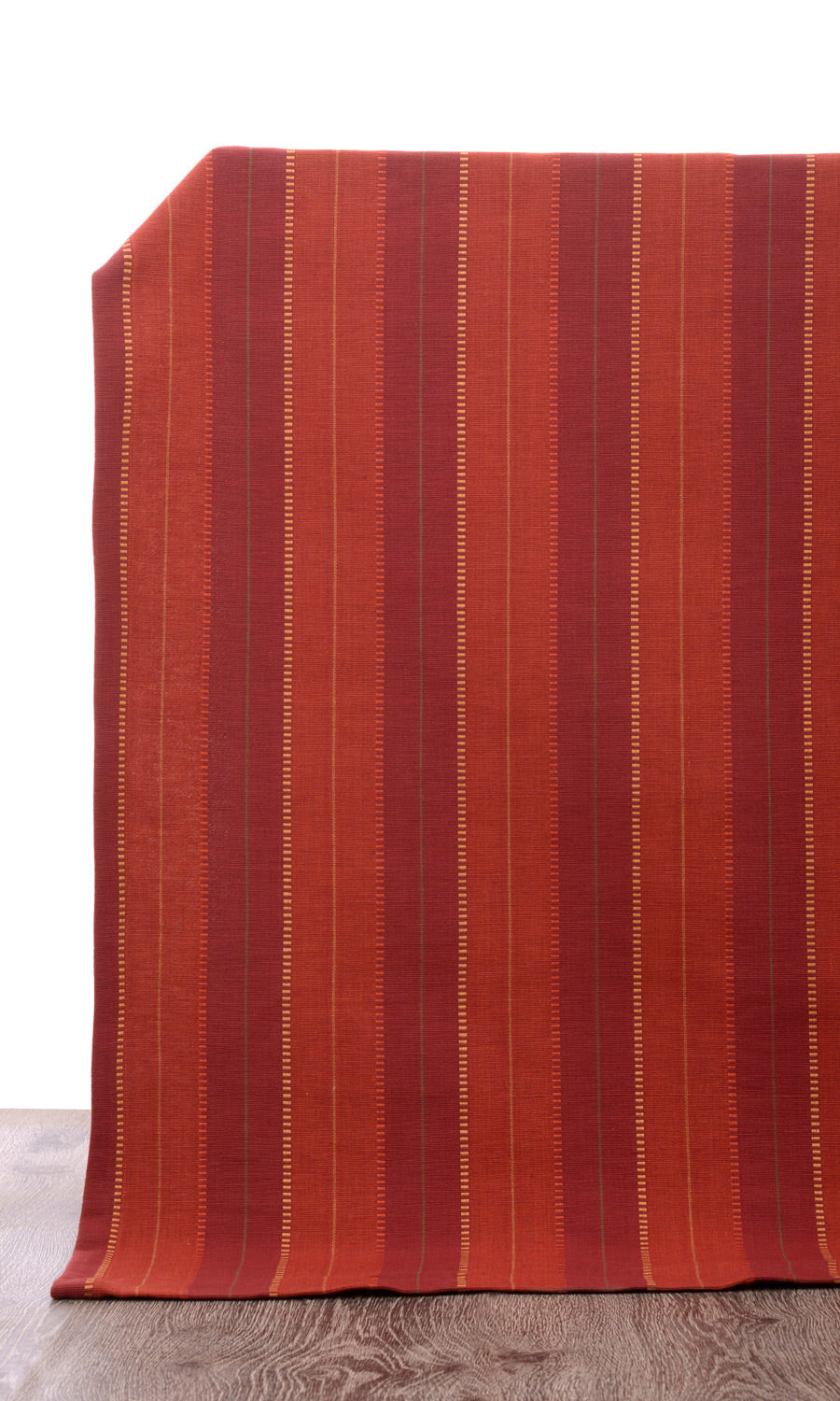 Cotton Window Treatments Fabric Sample (Red)