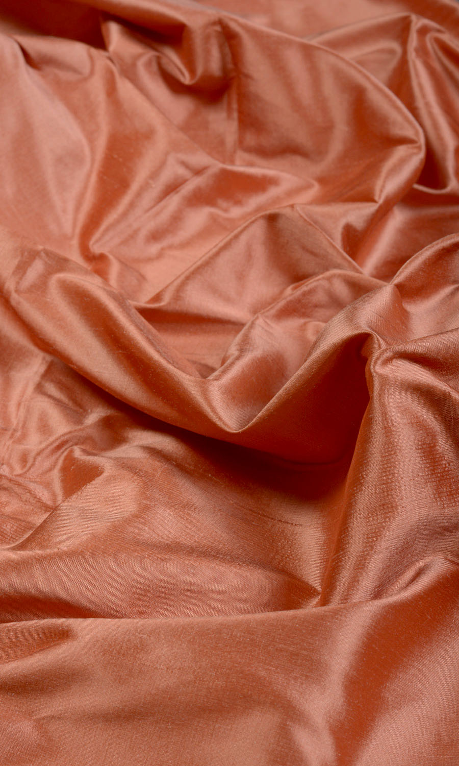 Shantung Silk Home Textile Fabric Material By the Metre (Orange)