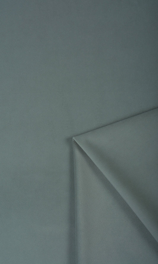 Velvet Home Décor Fabric By the Metre (Slate Grey)
