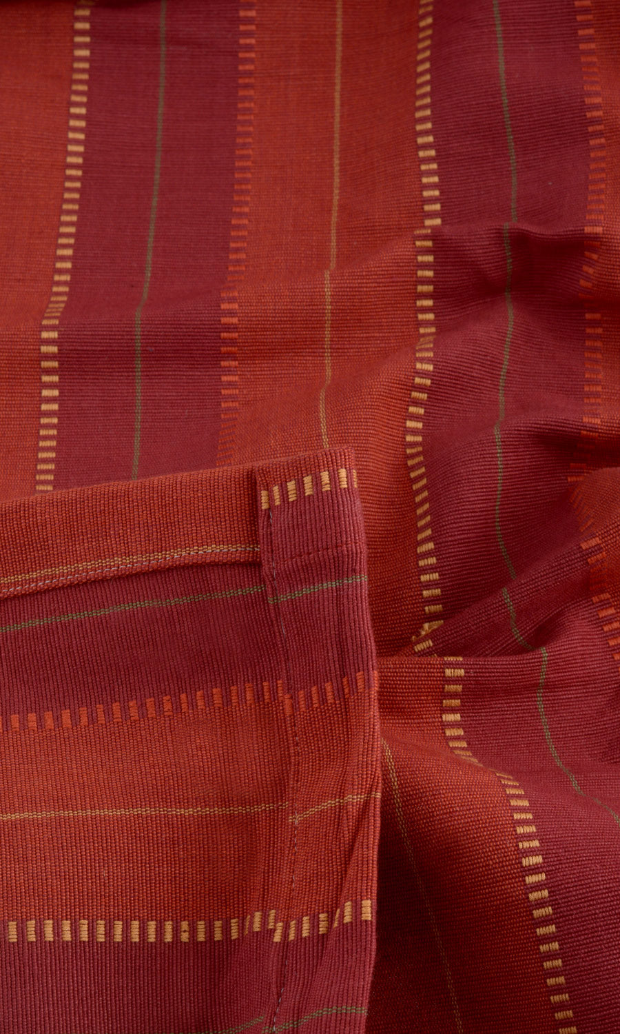 Cotton Fabric Blinds (Red) Extra Long Short Wide