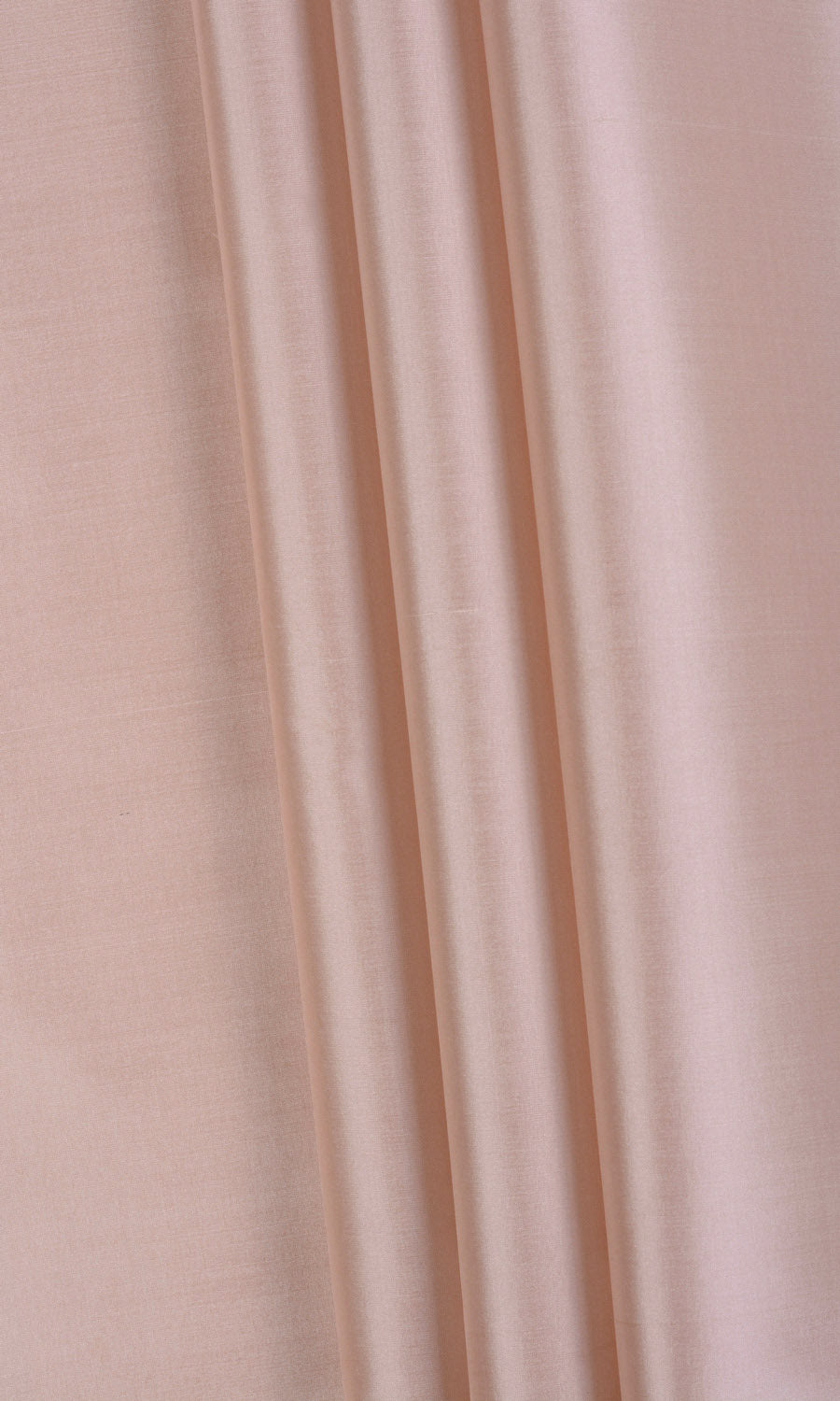 Shantung Silk Fabric By the Metre for Roman Blinds & Shades (Blush Pink/ Peach)