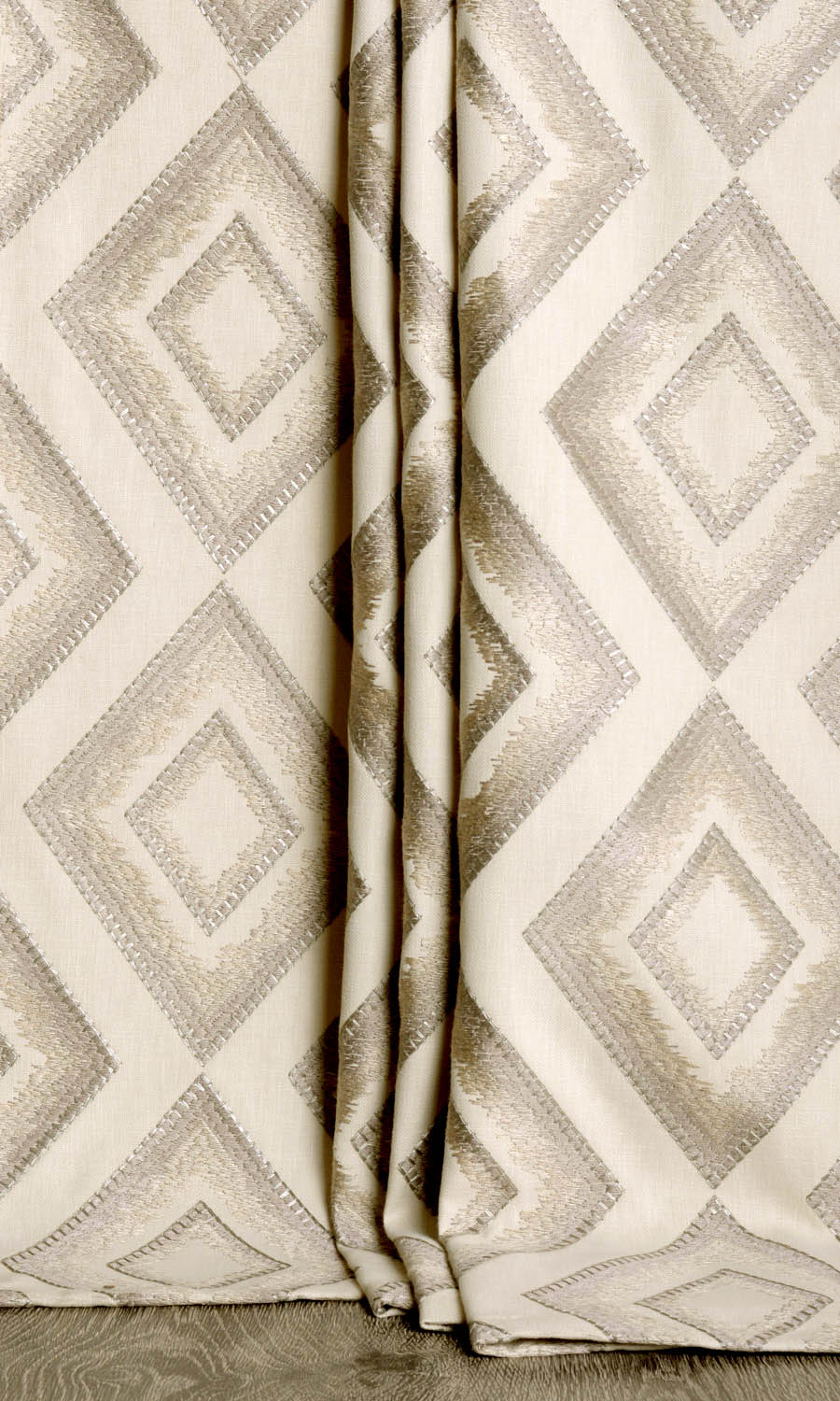 Diamond Patterned Roman Blinds (Beige/ Brown) for Living, Bedroom, Kitchen, Bathroom