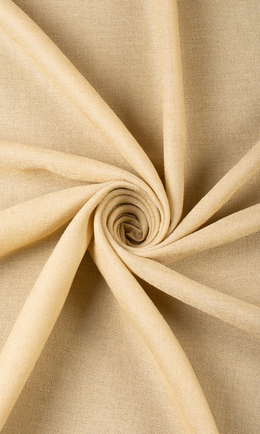 Sheer Home Textile Fabric Material Sample (Macaroon Beige/ Warm Yellow)