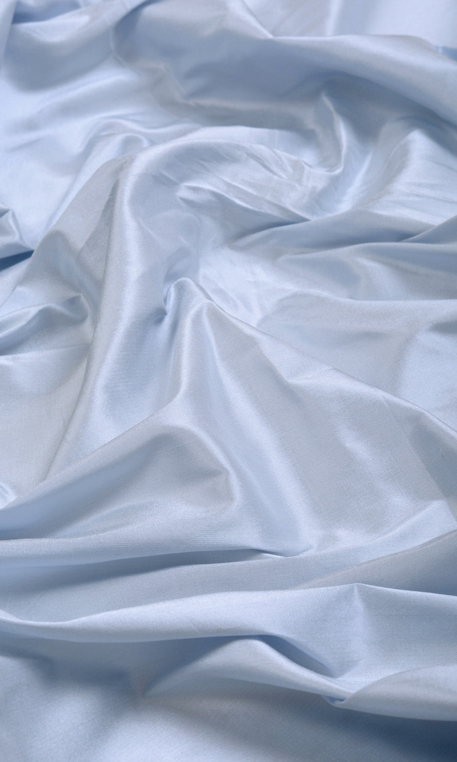 Shantung Silk Home Textile Fabric Material By the Metre (Ice Blue)