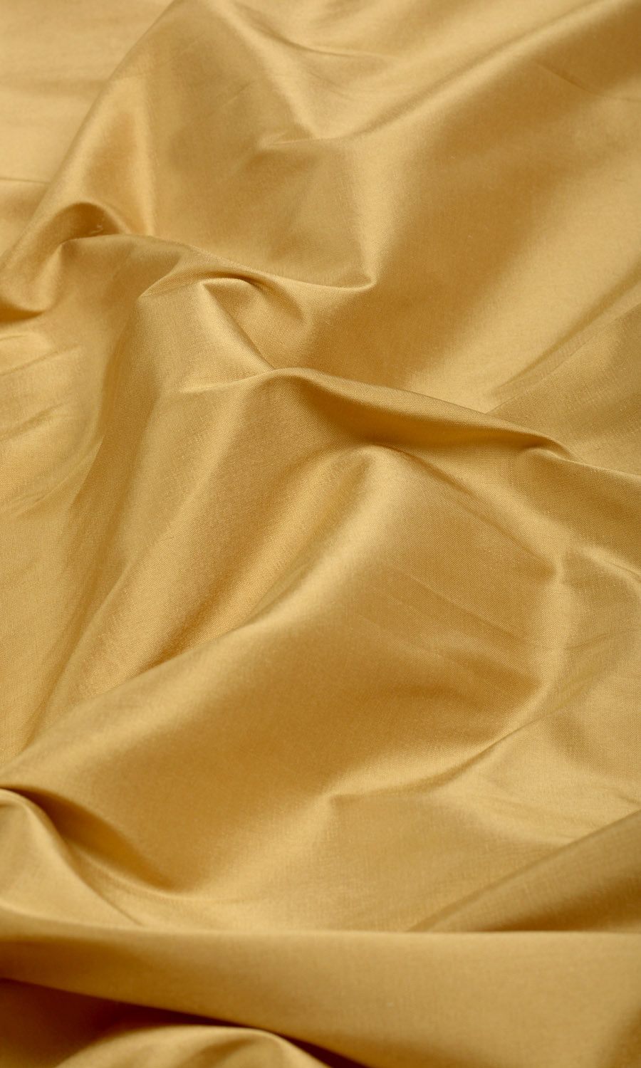 Shantung Silk Fabric Material By the Metre (Ochre/ Burnt Yellow)