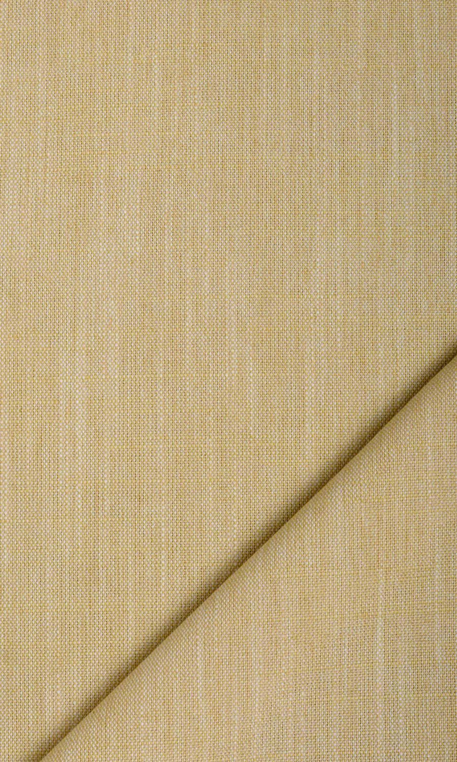 Plain Linen Texture Window Treatments Fabric Sample (Ochre Yellow)