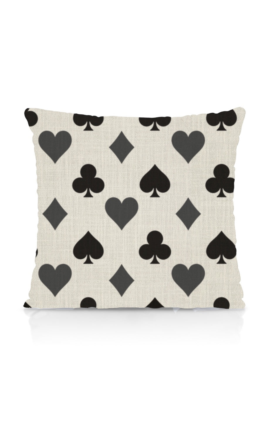 Modern Geo Print Window Treatments Fabric By the Metre (Black/ Milky White)
