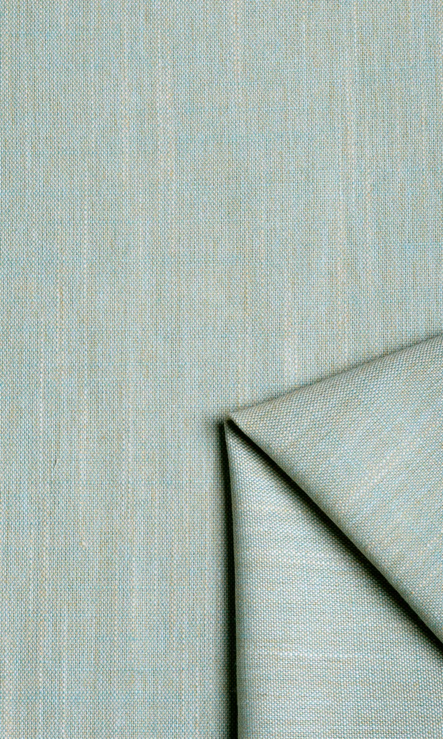 Plain Linen Texture Shades (Pale Blue/ Green) Extra Long Short Wide