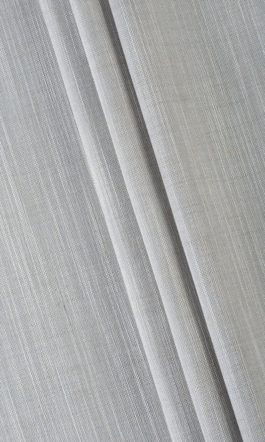 Plain Linen-Blend Fabric Blinds (Gray)