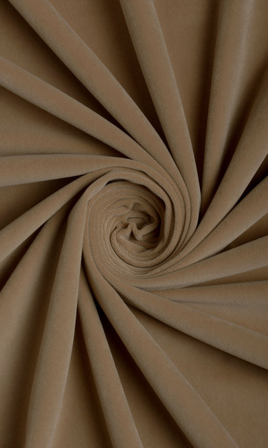 Velvet Fabric Blinds (Brown)