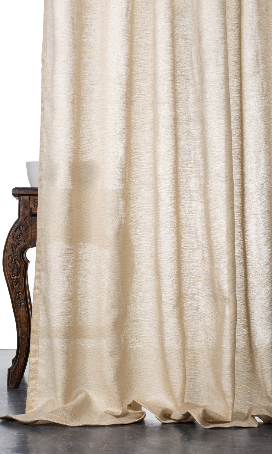 Plain Semi-Sheer Blinds (Pale Beige) for Living, Bedroom, Kitchen, Bathroom