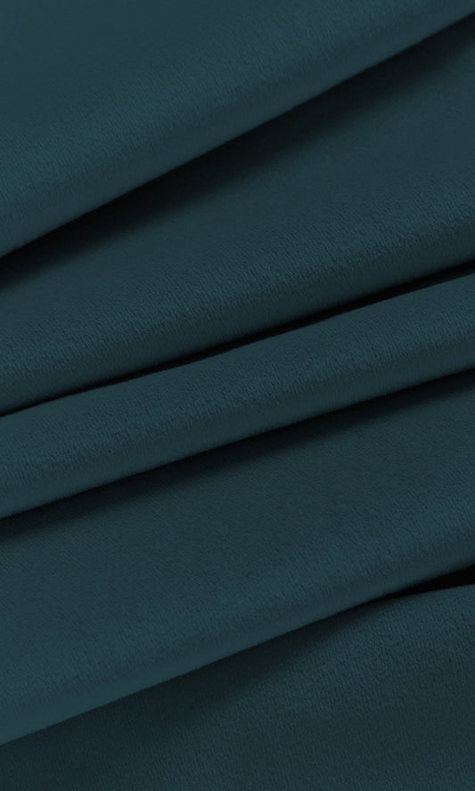 Velvet Home Décor Fabric By the Metre (Deep Blue)