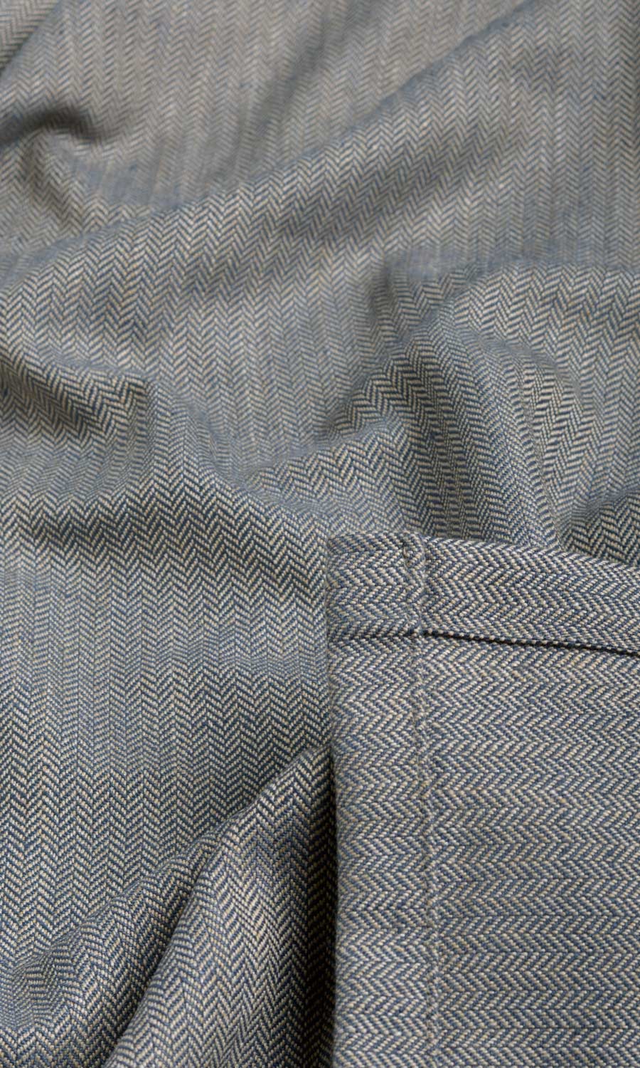 Herringbone Any Size Style Roman Blinds (Navy Blue/ Brown/ Grey)