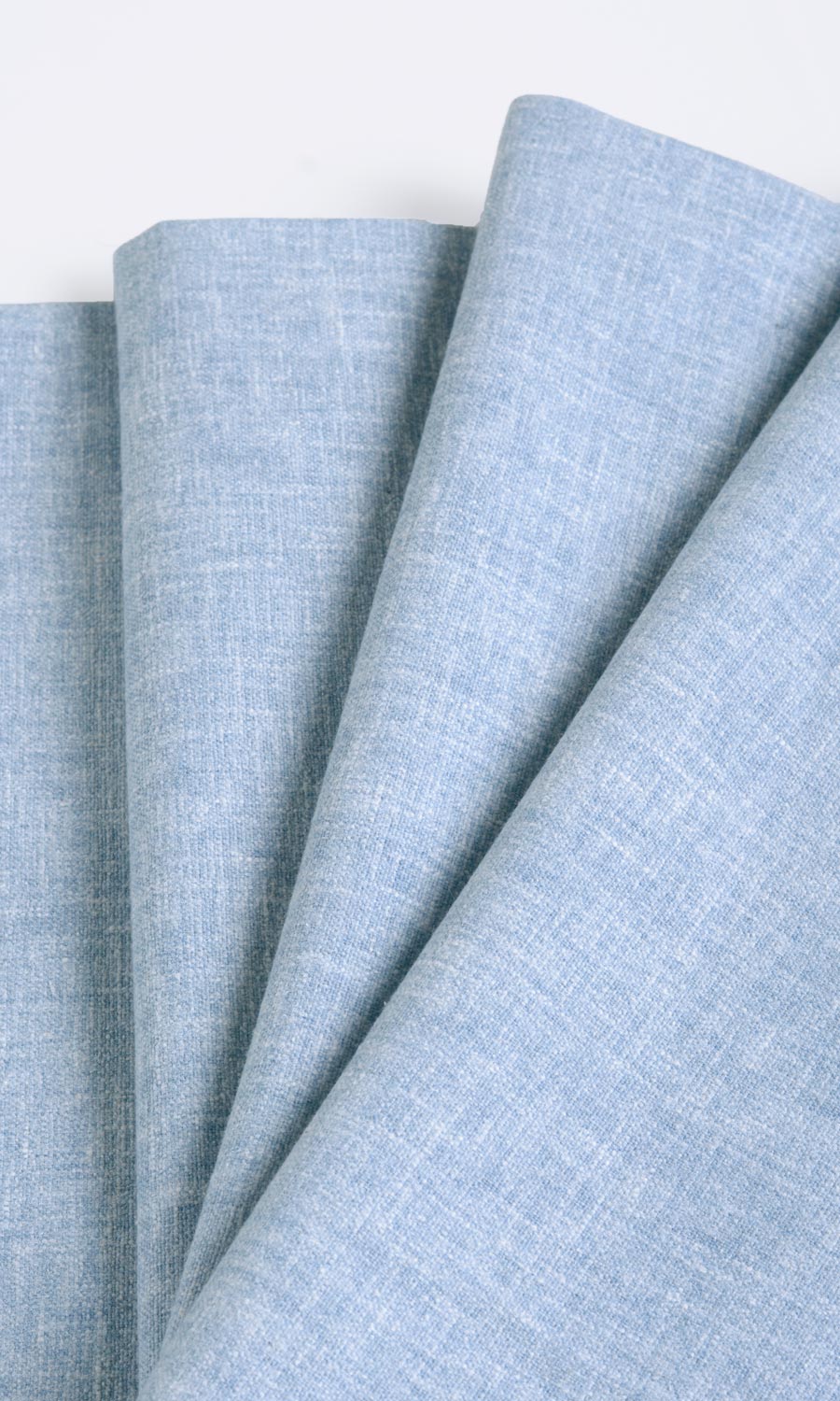 Poly-Cotton Blend Shades (Blue) for Living, Bedroom, Kitchen, Bathroom