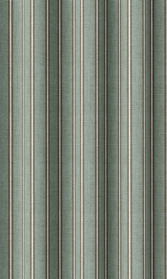 Striped Roman Blinds (Duck Egg Blue)