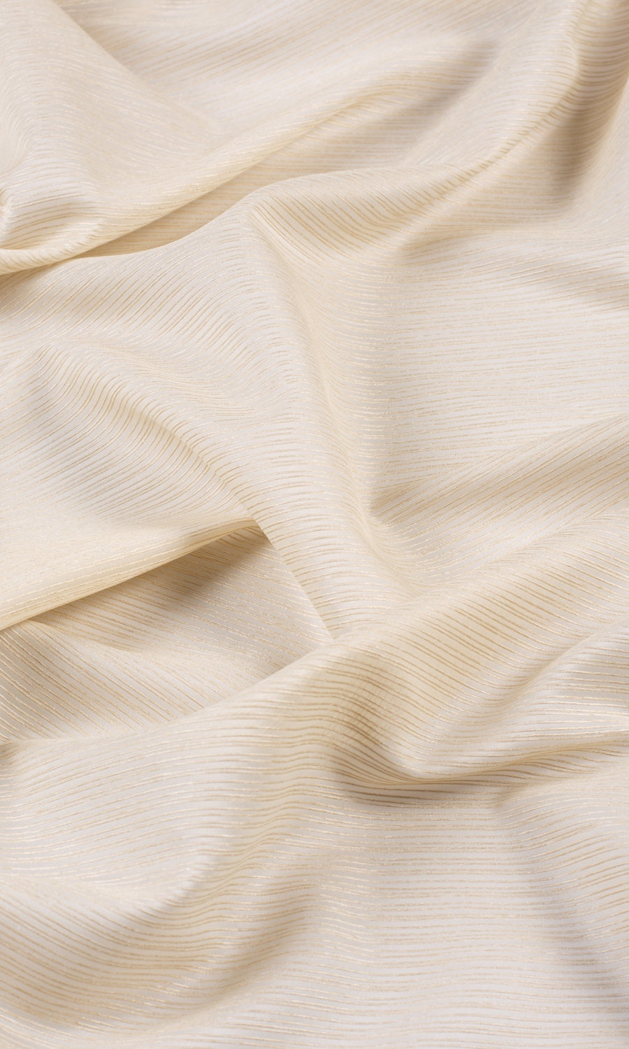 Striped Sheer Roman Blinds & Window Shades (Champagne Beige)