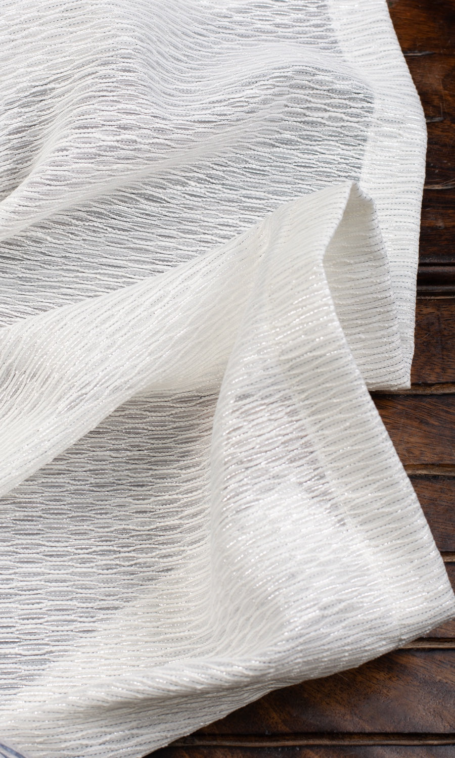 Textured Sheer Any Size Style Roman Blinds (White)