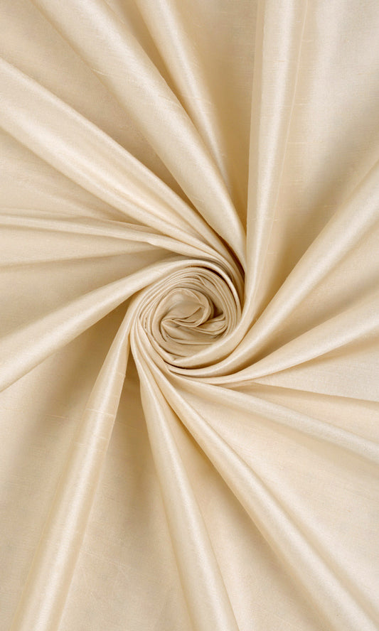 Shantung Silk Fabric Blinds (Pale Beige)