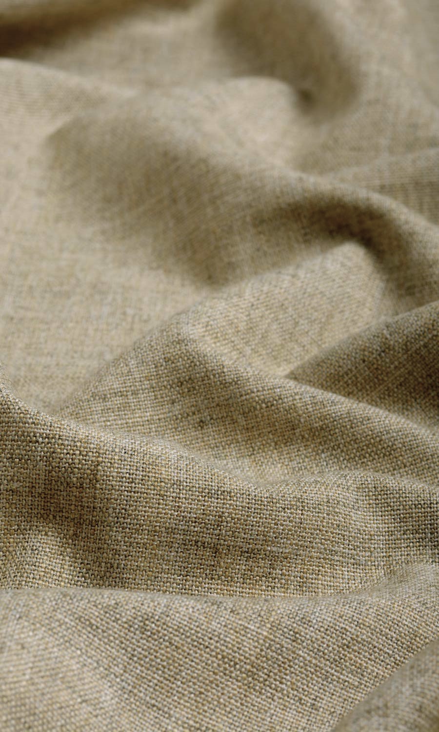 Linen Texture Fabric Sample for Roman Blinds & Shades (Taupe/ Brown)