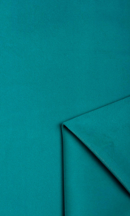 Velvet Home Décor Fabric Sample (Cerulean Blue)