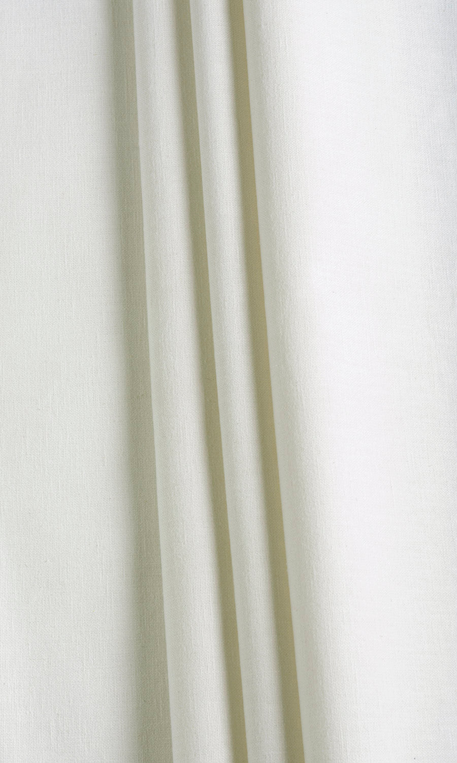 Poly-Cotton Blend Flat, Plain, Fake, Faux, European Relaxed Roman Blinds (White)