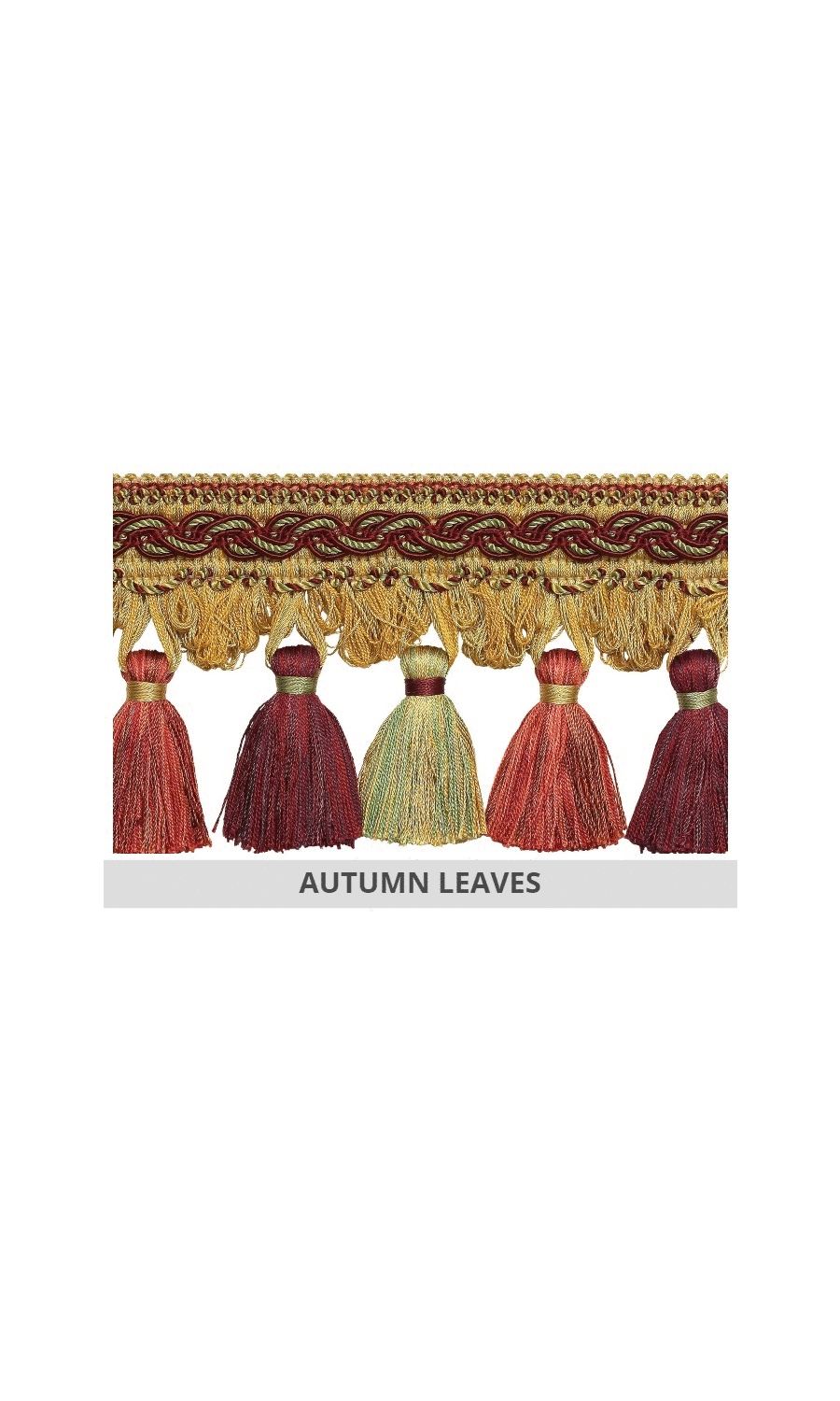Luxury window blinds tassel trim