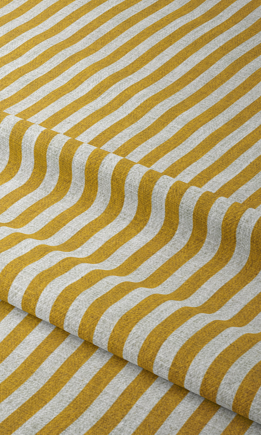 Modern Striped Blinds (Deep Yellow/ White) for Living, Bedroom, Kitchen, Bathroom
