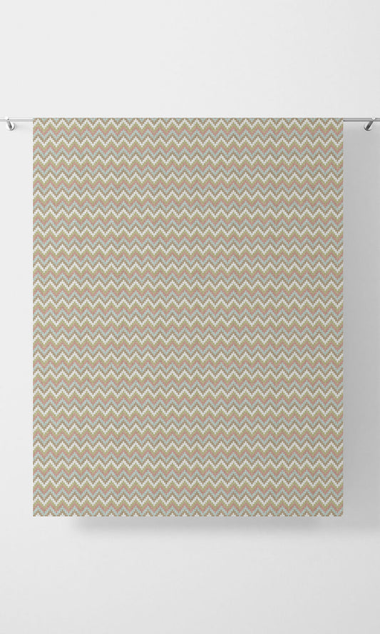 Chevron Patterned Blinds (Pink/ Green/ Blue)
