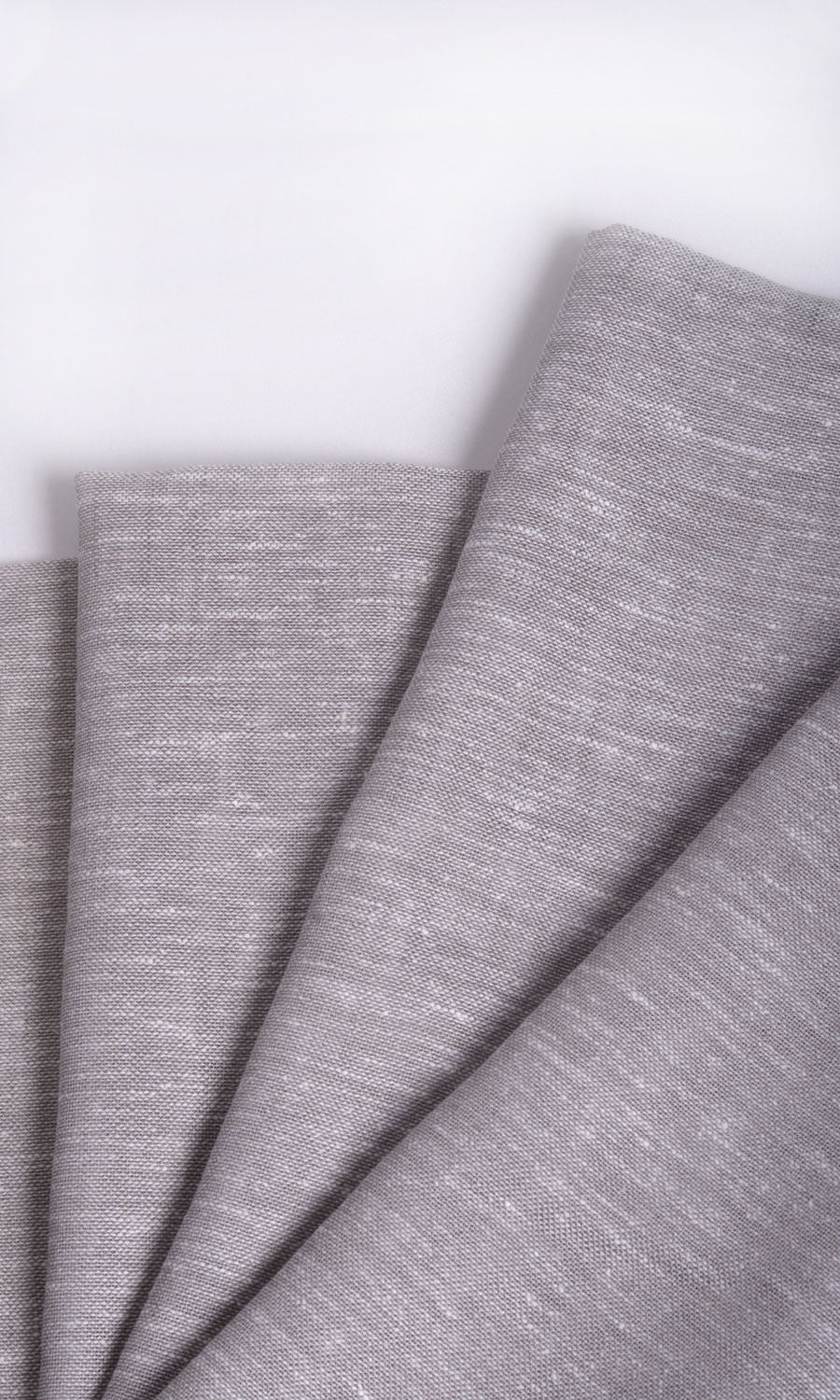 Sheer Fabric Material By the Metre (Black/ Grey)