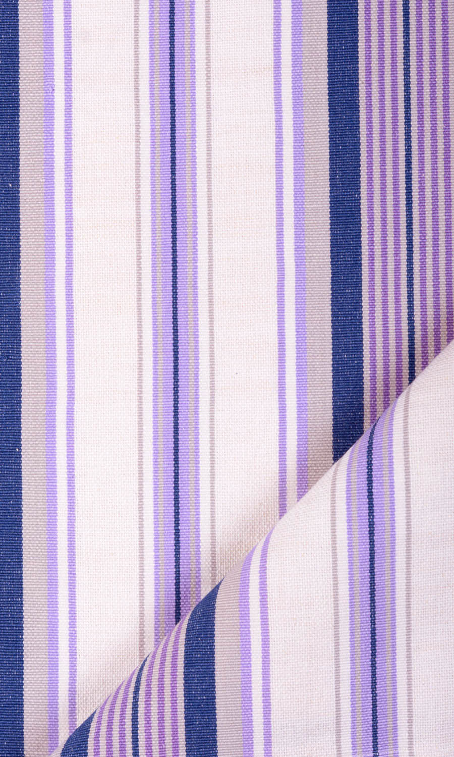 Striped Cotton Blinds (Violet/ White) for Living, Bedroom, Kitchen, Bathroom