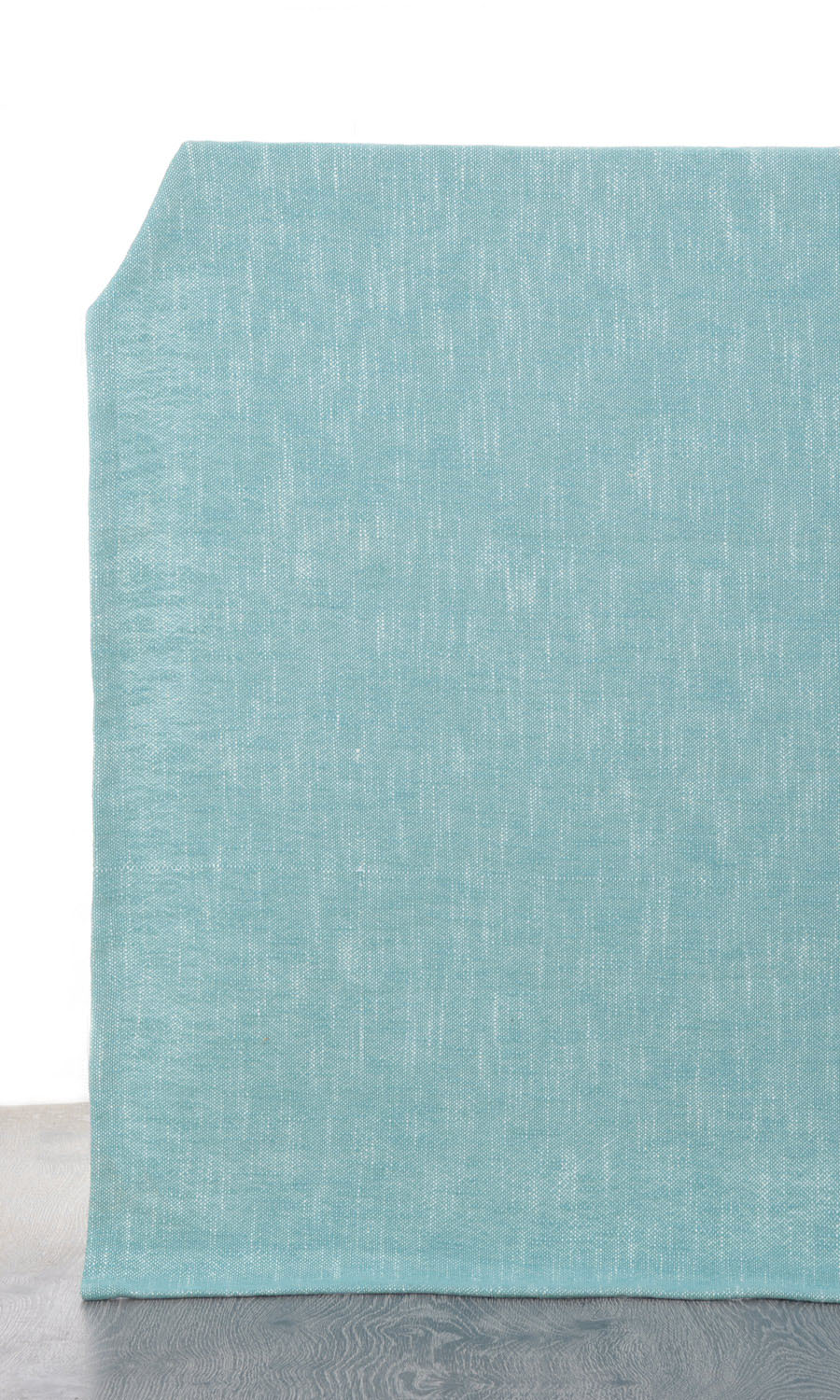 Plain Cotton Home Textile Fabric Material Sample (Aqua Blue)