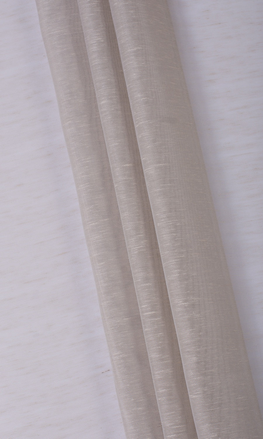 Plain Sheer Flat, Plain, Fake, Faux, European Relaxed Roman Blinds (Taupe Grey)