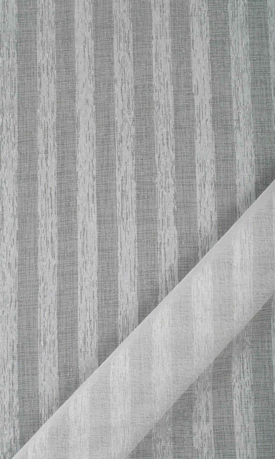 Striped Sheer Roman Shades (Grey) Extra Long Short Wide