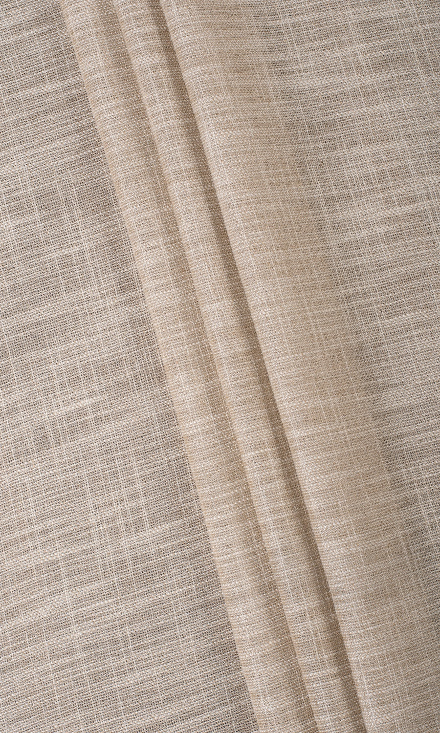 Textured Sheer Flat, Plain, Fake, Faux, European Relaxed Roman Blinds (Biscotti Beige)