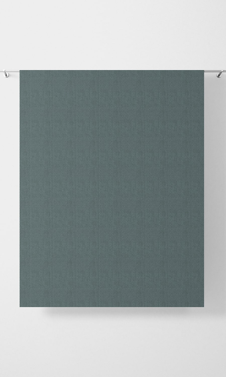 Herringbone Textured Roman Blinds (Blue) Extra Long Short Wide