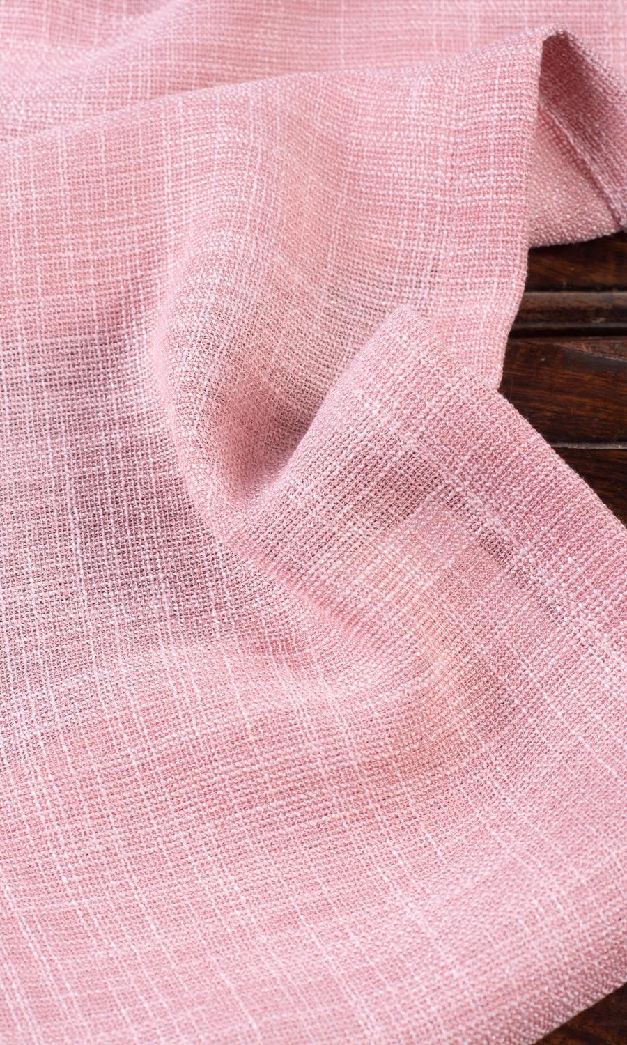 Textured Sheer Any Size Style Roman Blinds (Pink)