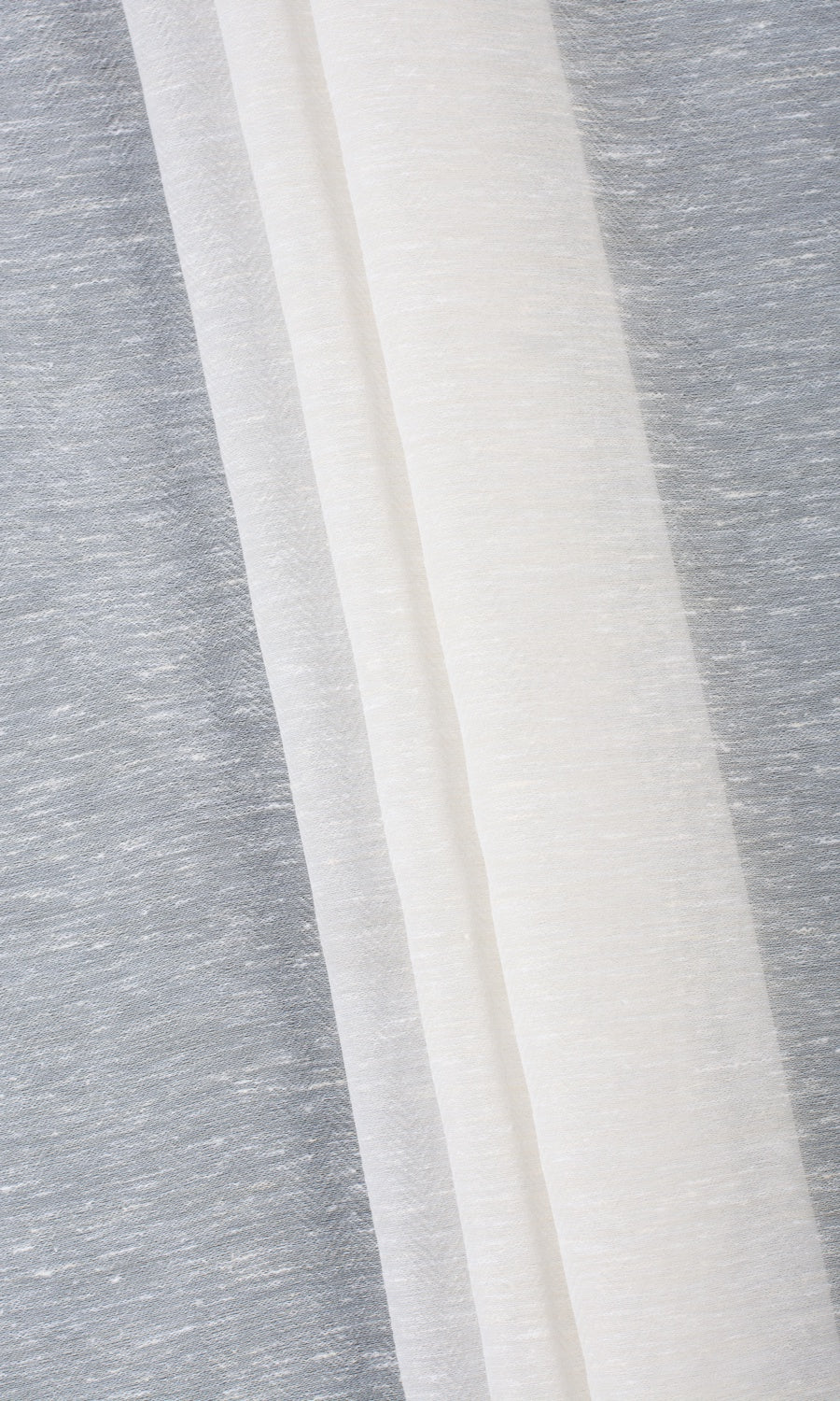 Textured Sheer Blinds (Cotton White) for Living, Bedroom, Kitchen, Bathroom
