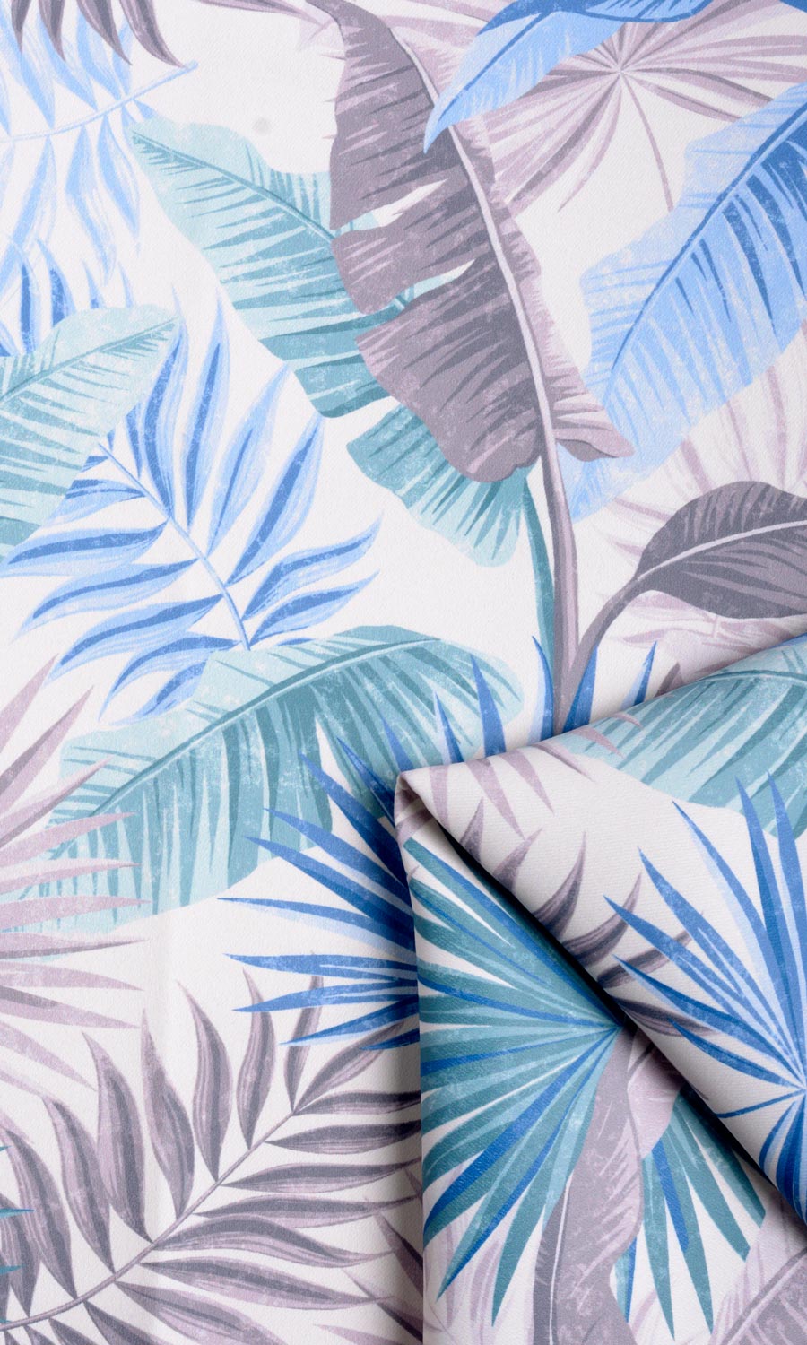 Botanical Floral Shades (Blue/ Purple) Extra Long Short Wide